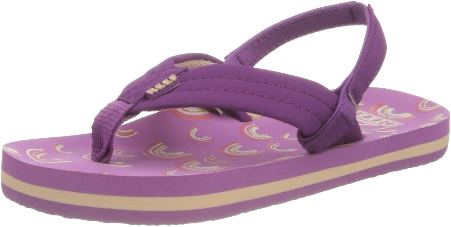 Reef Baby Girl's Little Ahi (Infant/Toddler/Little Kid) Purple Rainbow : Clothing, Shoes & Jewelry