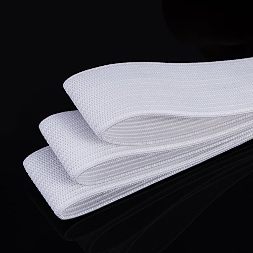 White Knit Elastic Spool (1 Inch X 11 Yard) #TOP1