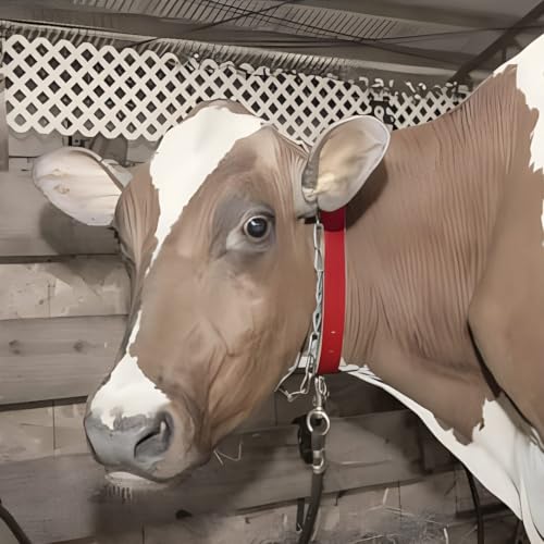 Image of Farmer King Cow /Buffalo /Bull /Horse Solid Nylon Neck Belt, Rock Strong Collar, 1 Meter Adjustable Bel