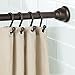 iDesign Metal Shower Curtain Hooks, The Axis Collection – Set of 12, Bronze