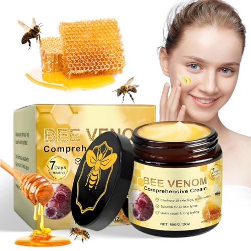 Bienengiftsalbe Bienengift Creme (60g) - Bee Cream, Bienengiftcreme Hautpflegecreme Creme, Bienengift Komplettcreme, Professionelle Bienengiftcreme Hautregenerationscreme für Alle Hauttypen -F2DY