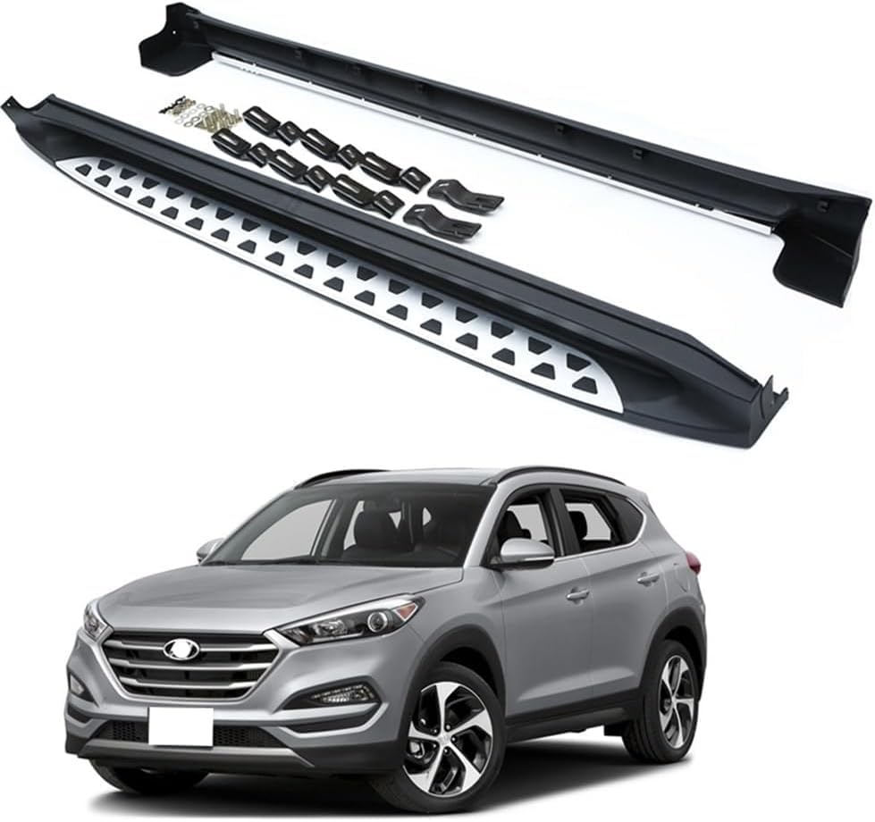 Faldones laterales Hyundai Tucson evita arañazos y resbalones al subir