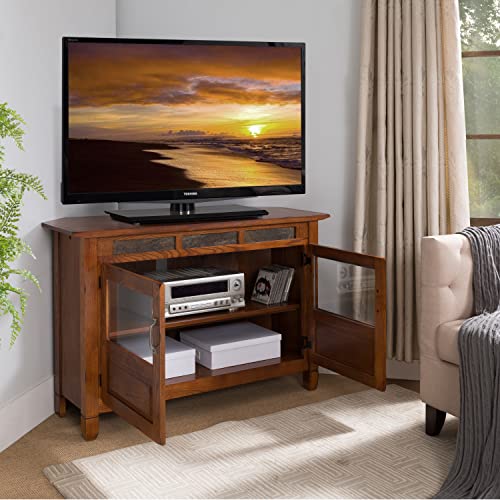 Leick 89046 Riley Holliday Rustic Oak 46-Inches Tv Console #TOP2