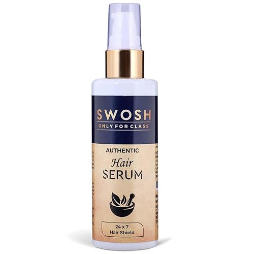 Miniatura 8 de SWOSH Suero ayurvédico de hierbas para hombres y mujeres, suero para el cabello antiencrespamiento y enredos, sin SLES ni parabenos, 3.4fl oz