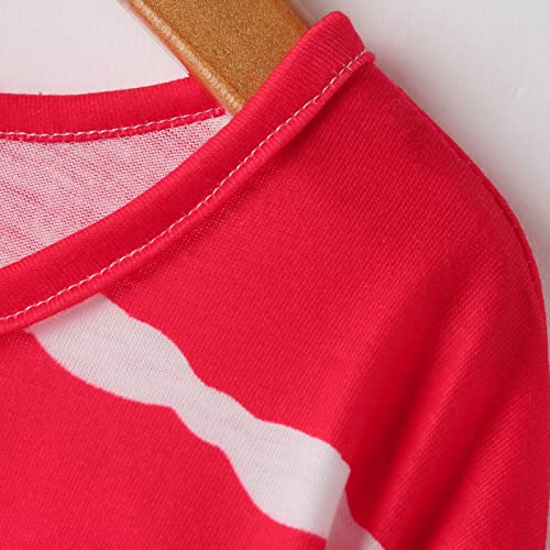 2023 Moda Inverno Meninas Tops Meninas Casual Manga Longa Camisetas Gola Redonda Túnica Tops Criança