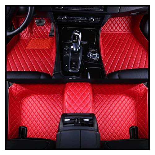 Tapis de sol Lexus GS CT protection sur mesure rouge habitacle auto