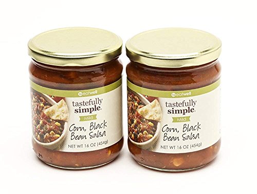 Tastefully Simple Corn, Black Bean Salsa - 16 oz (2-Pack)