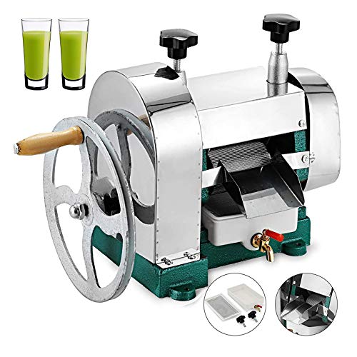 CHENJIA Sugarcane Entsafter Ingwer Entsafter manueller Edelstahl 304 Gewerbe oder Haushalt Zuckerrohr Juicer