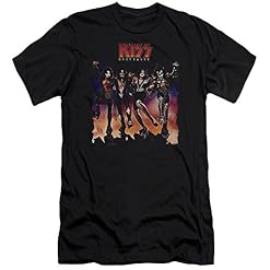 Kiss – – Destroyer Homme Cover T-shirt Slim Fit - Les Beatles, Paul McCartney, John Lennon, RIngo Starr, George Harrison