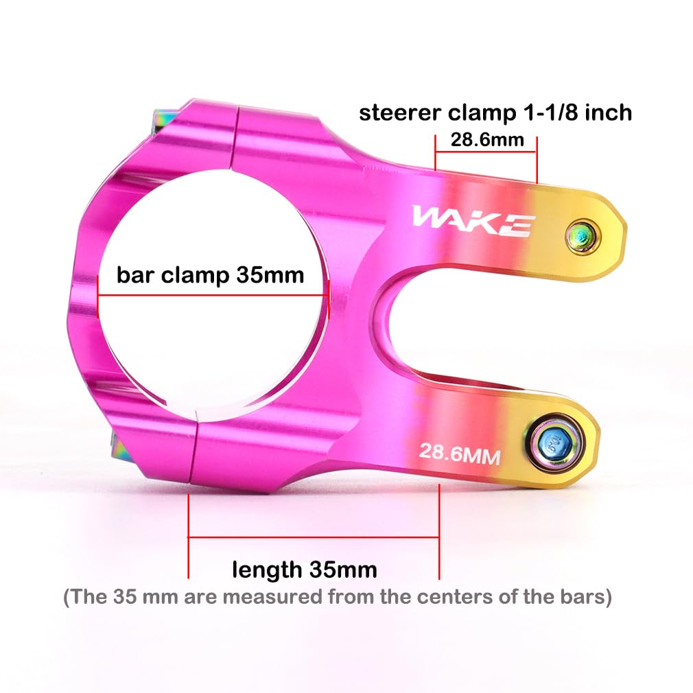 CYSKY Attacco Manubrio MTB Diametro 35mm, Lungo 35mm per Mountain Bike con Morsetto da 35 mm Tubo di sterzo da 1-1/8 per Mountain, e-MTB, Downhill, Freeride, Gravel
