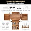 Set de Regalo de 3 Tablas de Charcutería de Madera de Acacia 8