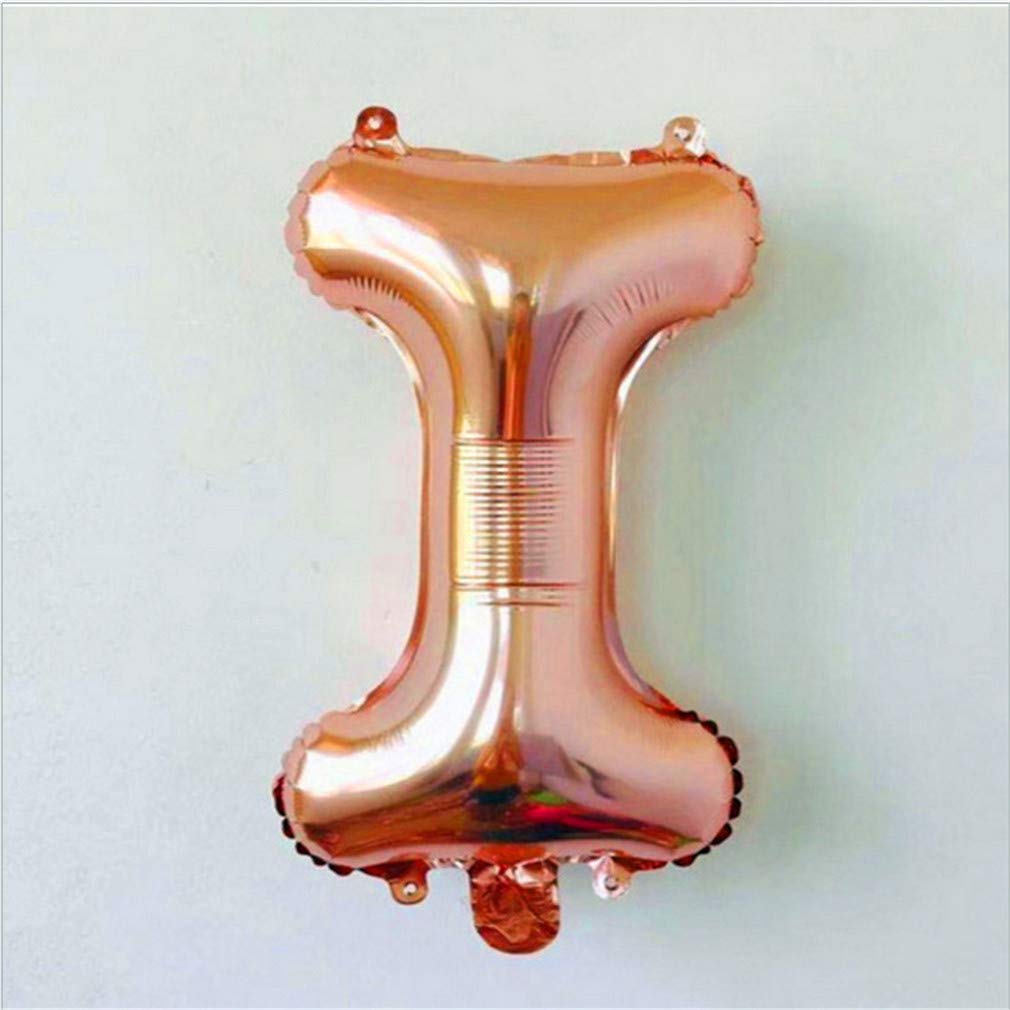 Letter & Number Balloons 40 inch Foil Balloon A-Z 0-9 Rose Gold Balloons Set for Birthday Anniversary Graduation