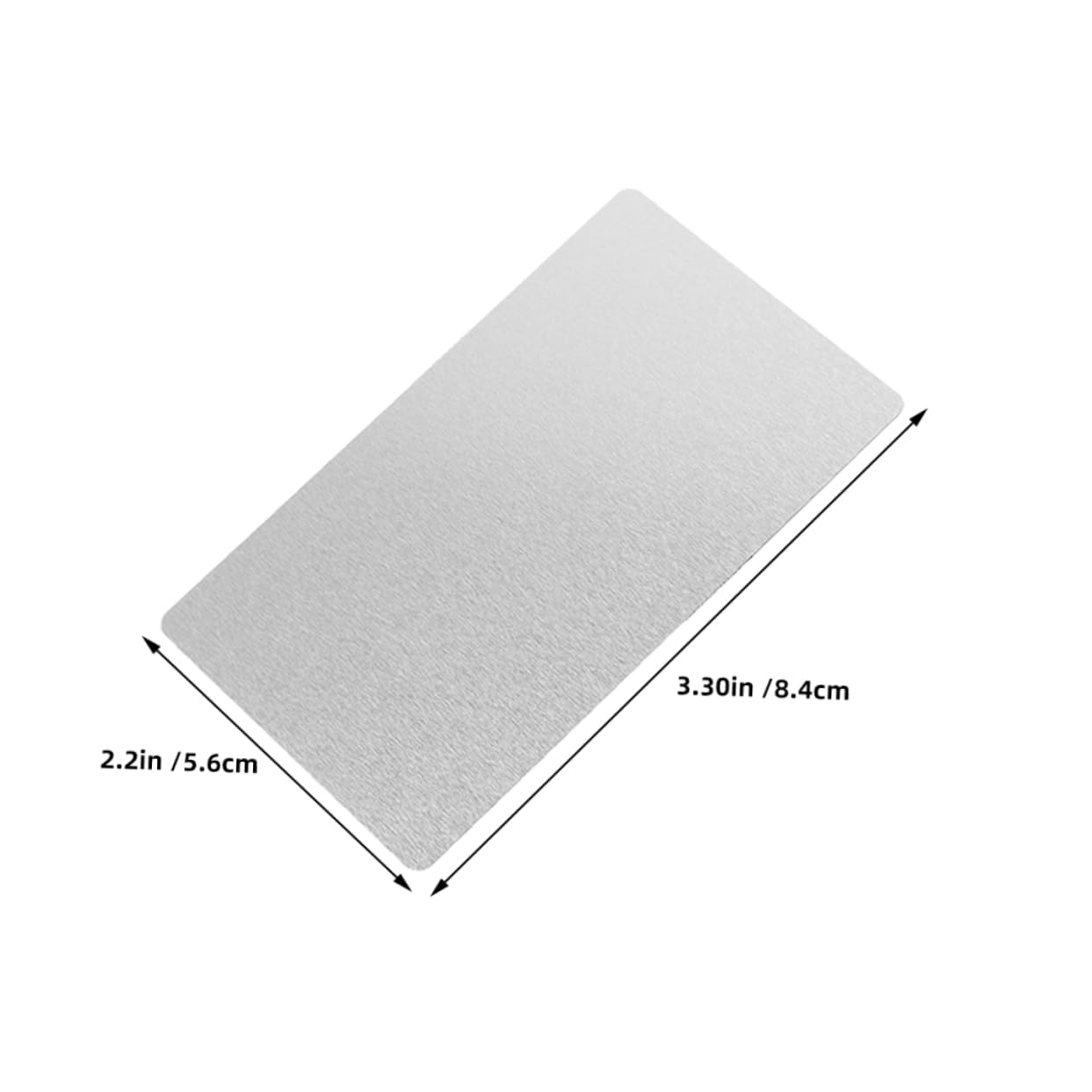 Lot De 200 Cartes De Visite Vierges En Alliage Daluminium Et Métal Pour Sublimation Gravure Épaisse Impression Au Bureau