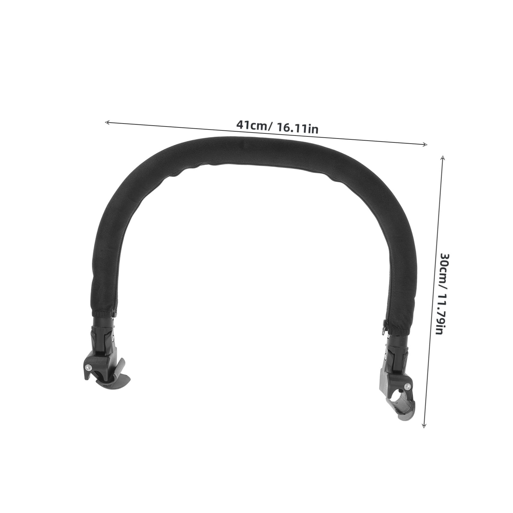 Apoyabrazos del Cochecito de Ñiño Barra Transversal Metal Espuma Negro