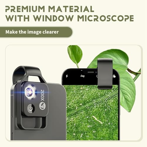 Microscope pour téléphone portable 200X mini microscope numérique LED - 4