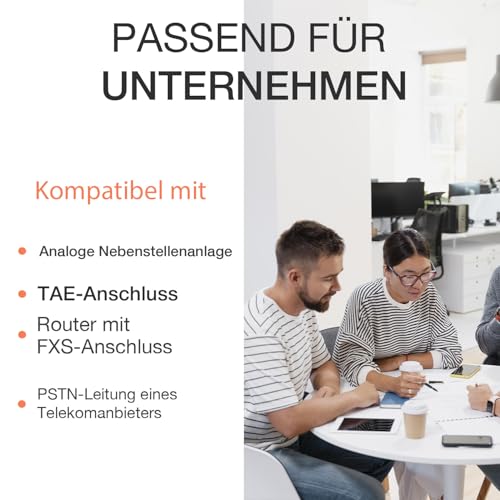 ALCATEL Temporis 10 PRO - Festnetztelefon für den professionellen Einsatz - Visuelle Anrufanzeige - Wahlwiederholungstaste - Stummtaste - Wandmontage - Schwarz