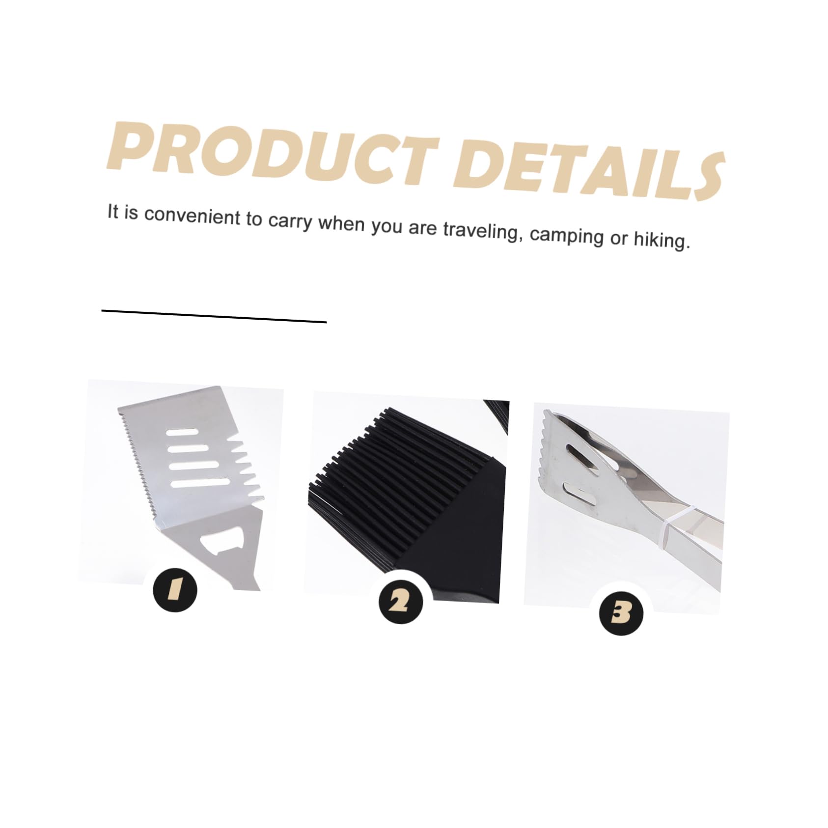 PartyKindom Acciaio Inox Per Barbecue Kit Utensili Barbecue Per Uso Domestico All Aperto Accessori Completi Per Grigliata