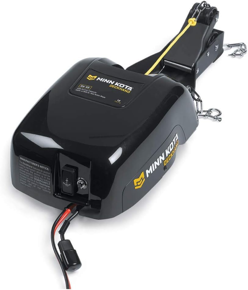 Miniatura 5 de Minn Kota DH 40 - Cabrestante de anclaje eléctrico para barco - Potente capacidad de anclaje de 40 libras - Anclaje de barco sin complicaciones