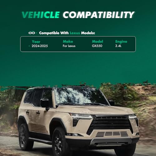 Image of SCITOO 4PCS Mud Flaps Front & Fear Splash Guard Set Suitable for Lexus GX550 2024-2025 3.4L