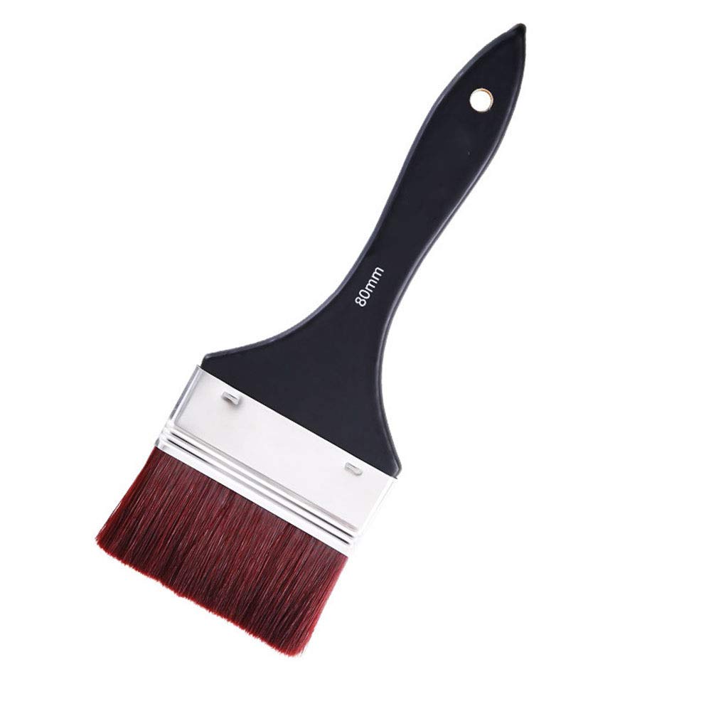 Large Paint Brush, 20/40/50/60/70/80mm Acrylic Paint Brush Paint Nylon Brushes Home Repair Tools for Artists Acrylic Oil Watercolor Gouache Painting Furniture Paints 1Pcs