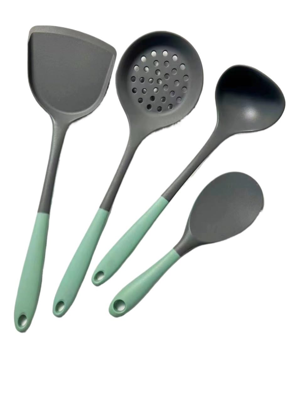Mestolo per uso domestico in silicone, spatola da cucina, cucchiaio da minestra, spatola da cucina mestolo per zuppa (B5)