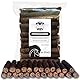 Naturbiss Hundezigarren aus Pferd - 20 Stück (12 cm) - Hypoallergen & Getreidefrei Zigarre - Monoprotein, 98% Muskelfleisch Rollen - luftgetrocknetes Pferdefleisch Hundesnack