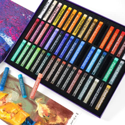 Paul Rubens Oil Pastels, 50 Colors Artist Soft Oil Pastels Vibrant And Creamy, Suitable For Artists, Beginners, Students, Kids Art Painting Drawing #TOP1