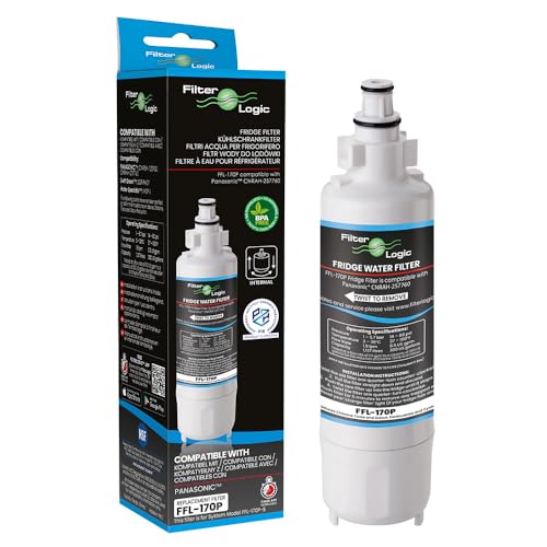 FilterLogic FFL-170P Filtro de agua para frigorífico - compatible para Panasonic CNRAH-257760 y CNRBH-125950