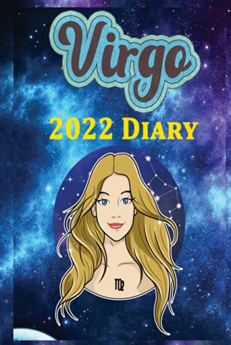 Virgo 2022 Diary: Star Signs Monthly Planner Calendar Organizer Gift for Teens Students Teachers Coworkers Friends Family: Hard Cover Wide Lined Ruled ... Notebook Journal Workbook 370 pages (6" x 9") image 2