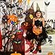 BETESSIN Halloween Kratzbilder für Kinder - 48 Stück Fledermaus Kratzpapier mit Bändern und 24 Holzstiften - Halloween Bastelset für Kinder Kunstwerk, Mitgebsel und Beschäftigung Kindergeburtstag