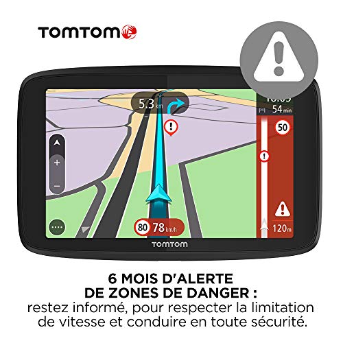 TomTom GPS Voiture GO Essential, 5 Pouces, Info Trafic, Essai des Alertes de Zones de Danger, Cartes UE, Mise à jour via… - Image 4