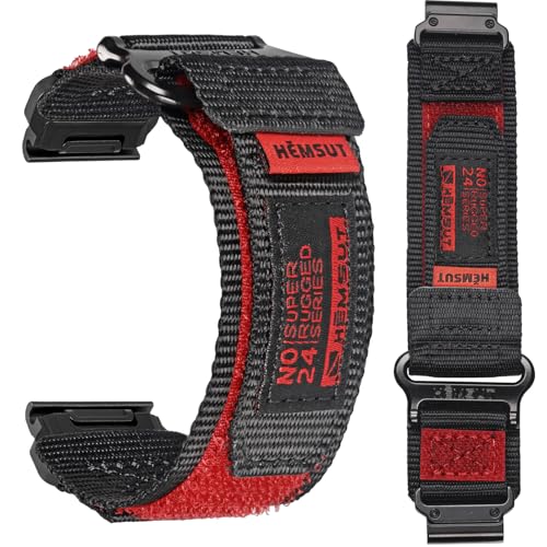 Image of Torbollo Garmin Belt Garmin Bands for Fēnix, Instinct, Vivoactive /Approach /MARQ /Quatix /D2, Forerunner, Enduro Series, Upgraded Connector Garmin Quick Fit ver 20 /22 /26mm