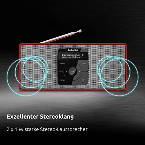 TechniSat DIGITRADIO 2 S - Tragbares DAB Stereo-Radio mit Akku (DAB+, UKW, Bluetooth Audiostreaming, OLED Display… - Image 7