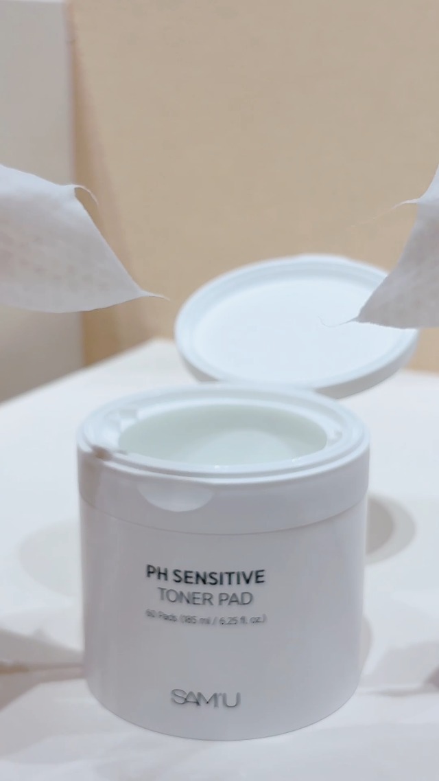 Amazon.com: SAM'U PH Sensitive Toner Pad – Splitable Dual-Textured