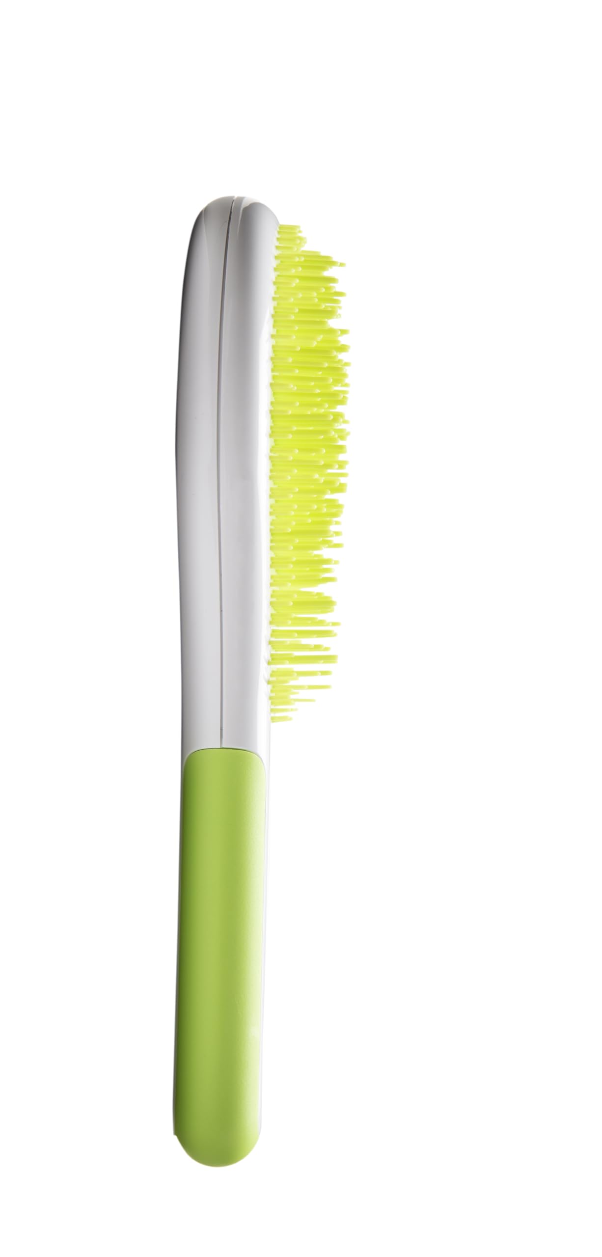 Michel Mercier Districante per Capelli Bagnati e Asciutti - Manico Antiscivolo per Capelli Sani e Brillanti - Capelli Regolari - Verde-Bianco - 1 pc