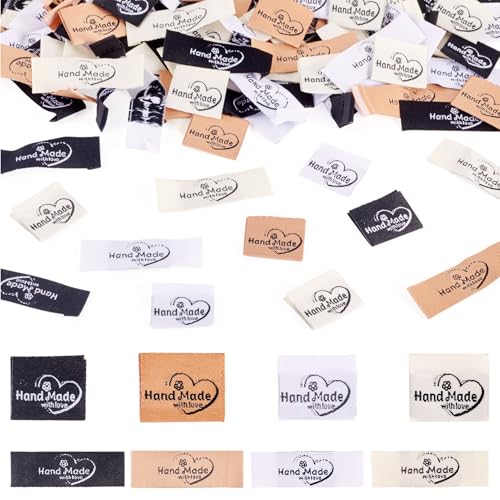 Étiquettes pour tricot au crochet rectangulaires 160 pièces pour signer vos créations faites main