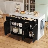 Équipement complet : le porte-serviettes latéral en métal pour serviettes de cuisine, le câble d'alimentation de 1,5 m pour une installation facile et les dimensions compactes (120 x 60 x 91 cm) font de l'île un produit polyvalent prêt à l'emploi pour la cuisine et l'appartement.
