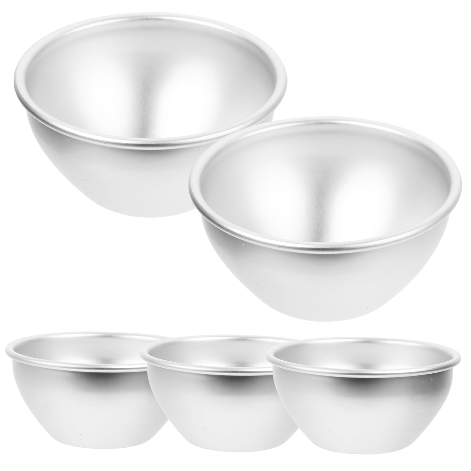 ULTECHNOVO 5pcs Nonstick Cake Reusable Baking Tool for Muffins Puddings Cakes Heat for Home Bakery Use