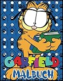  Garfield Malbuch: 90+ erstaunliche Illustrationen, gibt ein Gefühl von Leidenschaft, Aufregung und kann grundlegende Malfähigkeiten verbessern,
