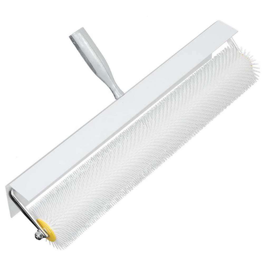 Spiked Screeding Floor Roller, 500mm Self Levelling Compound Screed Roller with Spikes Aeration Roller for Smooth Finish