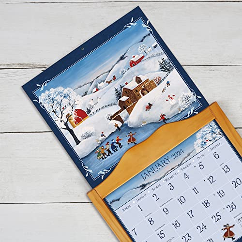 Lang Lang Folk Art™ 2024 Wall Calendar (24991001922) #TOP4