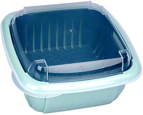 Amazon ベィジャン 水切りざる ボウル 水切りかご 水切りボール 野菜水切り フルーツバスケット 水切りバスケット 洗浄容器 水切り 排水バスケット キッチンツール 保存容器 蓋付き 多機能 収納 便利 キッチン おしゃれ ブルー F 水切りラック オンライン通販 Amazon ベィジャン 水切りざる ボウル 水切りかご 水切りボール 野菜水切り フルーツバスケット 水切りバスケット 洗浄容器 水切り 排水バスケット キッチンツール 保存容器 蓋付き 多機能 収納 便利 キッチン おしゃれ ブルー F 水切りラック オンライン通販