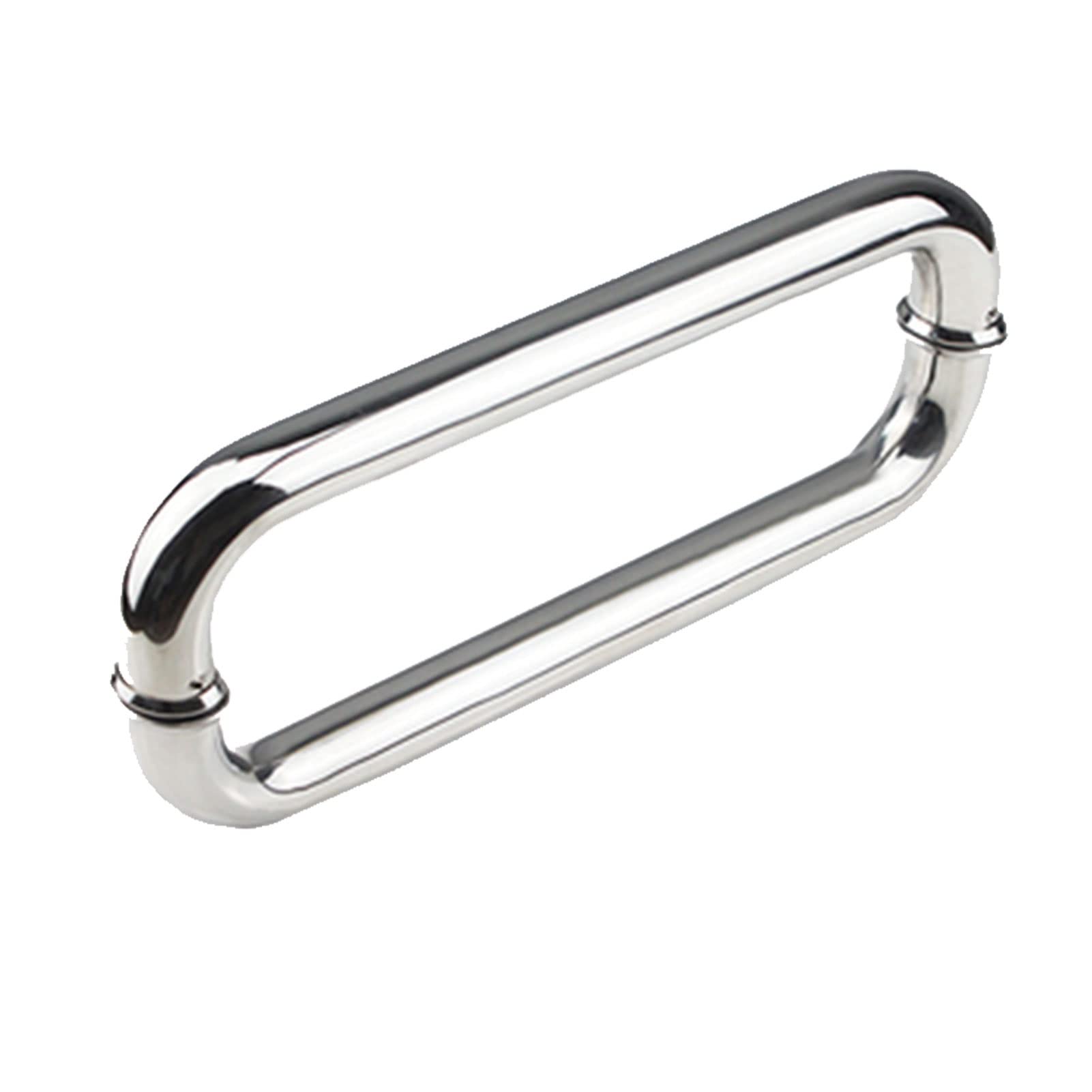 Poignée de douche en verre 300mm double face inox pour cabine