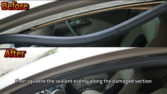 Image of RTV Silicone Sealant Adhesive, 100% Waterproof Silicone Caulk, Strong Adhesion, Shrink & Crack Resistant, All-Purpose Caulk for Car, Kitchen, Bathroom, Window & Door Sealing - 1.8 Fl. Oz (Clear)