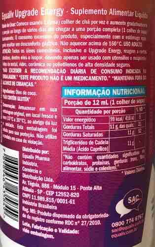Mct 100% C8 Acid Caprílico = Brain Octane, Equaliv 473, Full
