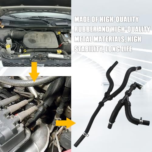 image for COOL STAR HVAC Heater Hose Assembly Compatible with Chrysler Town & Co