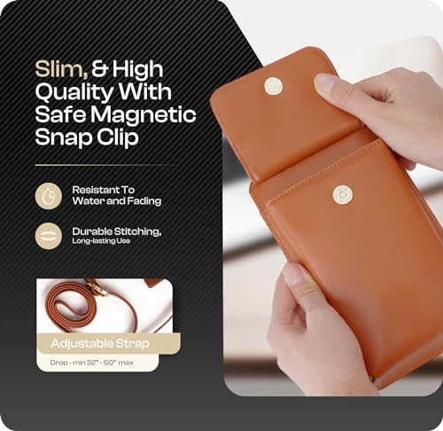 Image of Claasico Crossbody Phone Purse for Women - RFID Phone Case Wallet w /Magnetic Closure & Separate Zipper Pocket Crossbody Bag