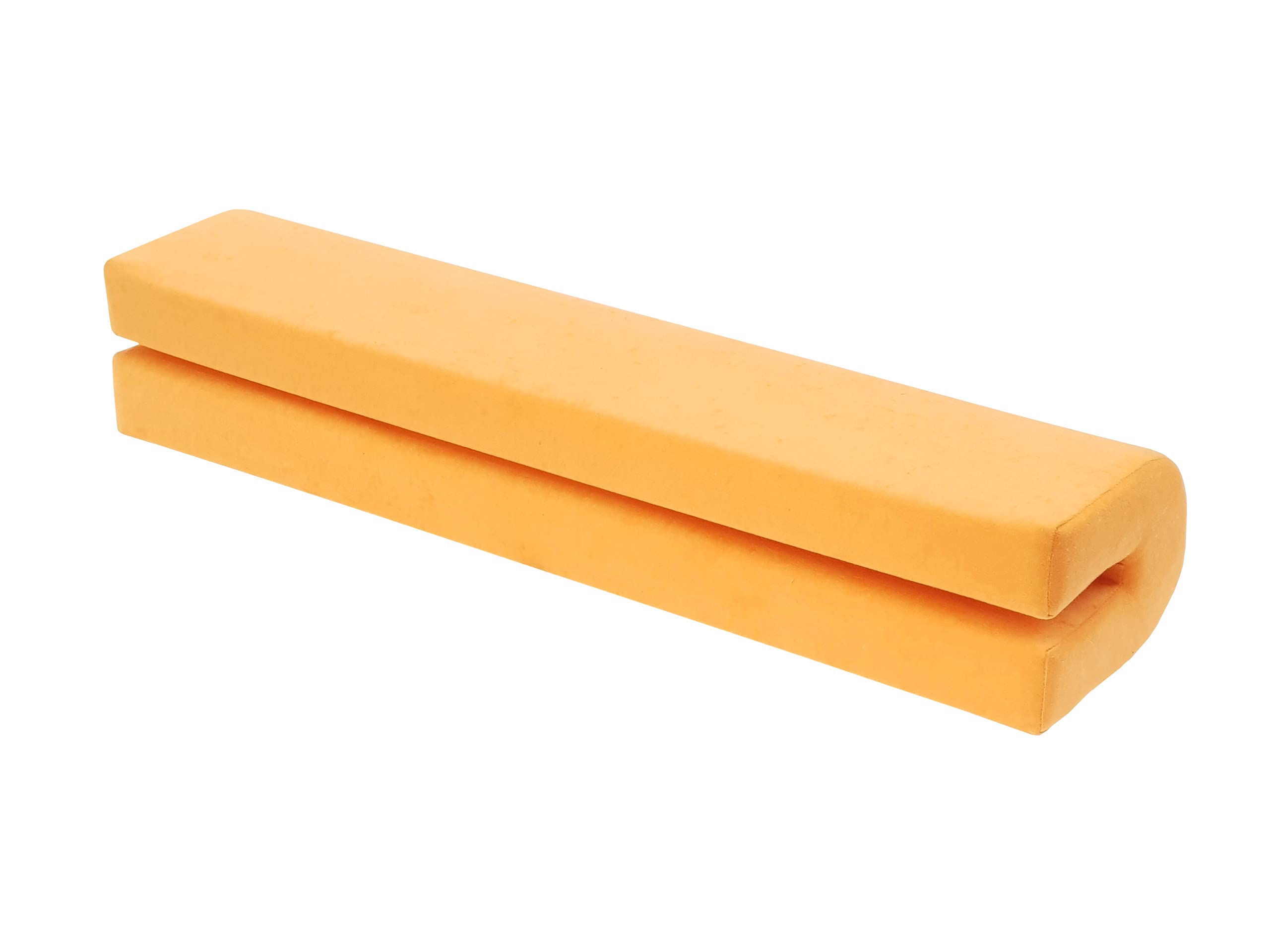 Paraspigoli per lettino, protezione per lettino, protezione da caduta, lunghezza 70 cm, giallo