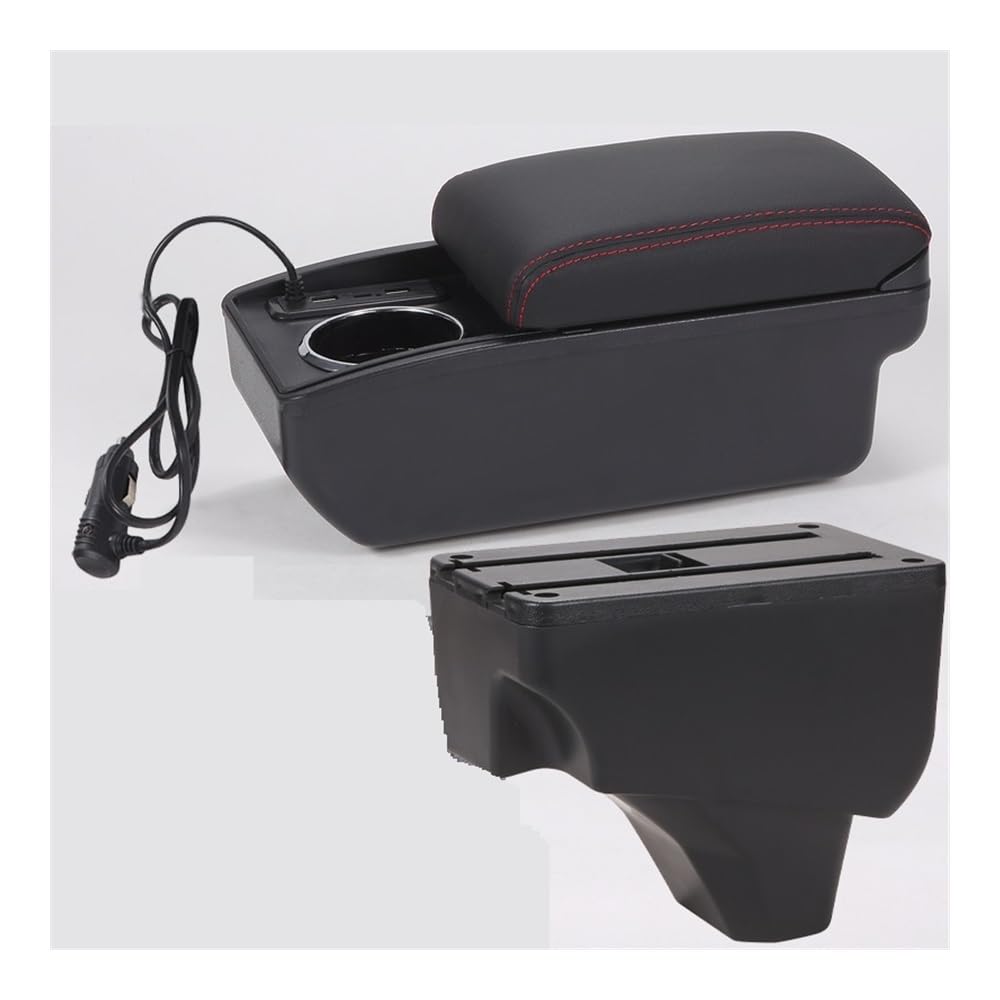 AIERDEYP Car Armrest Box For Peugeot 208 2008 2019-2024