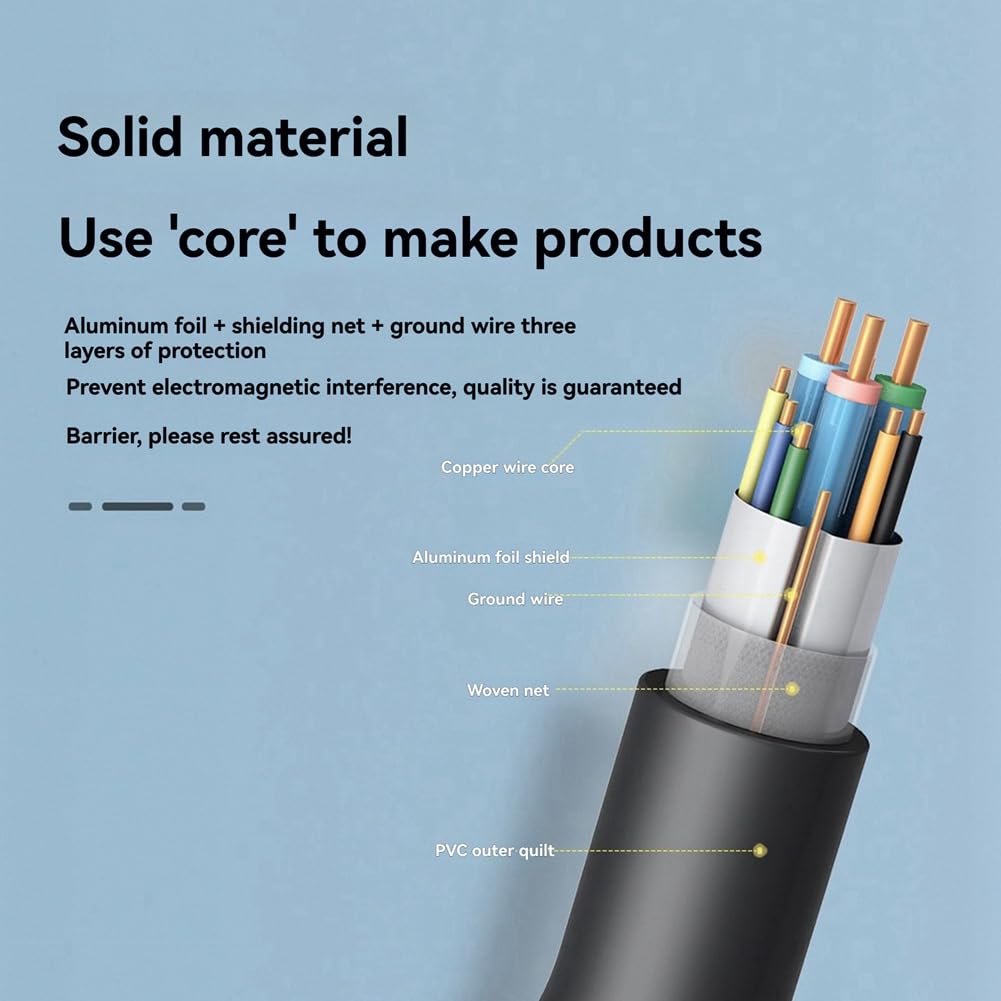 Câble USB-C vers VGA Haute Performance - Convertisseur de Type C vers D-Sub 15 Broches pour Connecter Les Appareils USB 3.1 à des Moniteurs, des Projecteurs ou des Téléviseurs